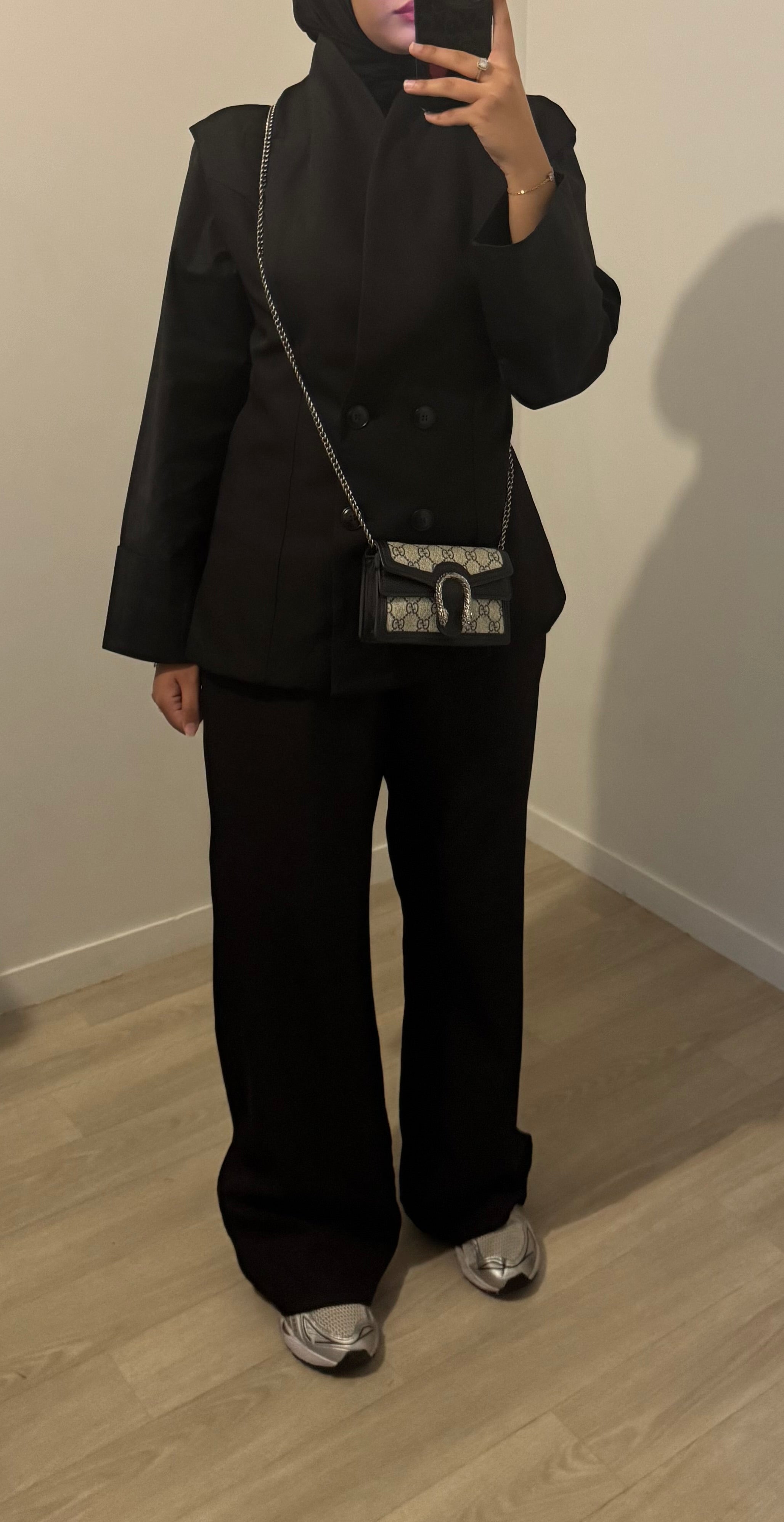 Ensemble blazer sans manche